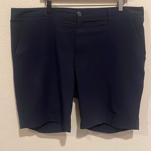 Men’s Roundtree & Yorke Navy Blue Performance Shorts Size 40